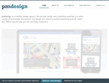 Tablet Screenshot of pmdesignassociates.com